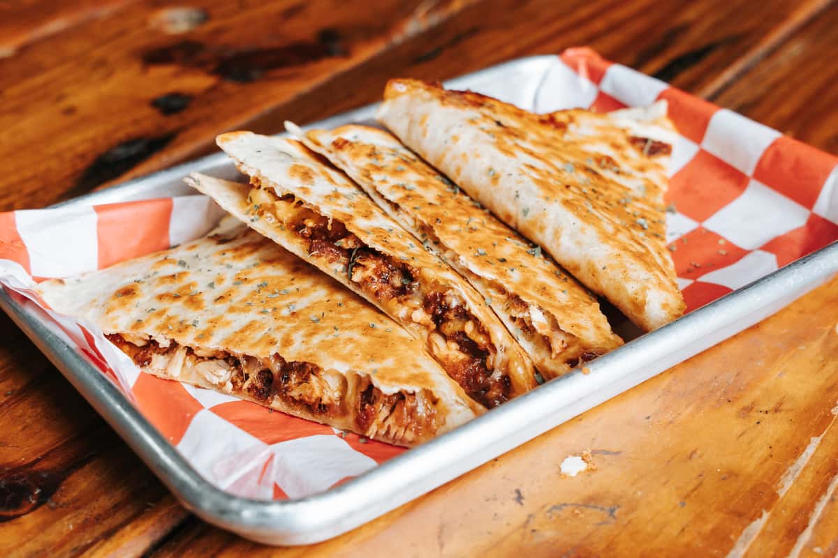 BBQ Chicken & Bacon Dilla