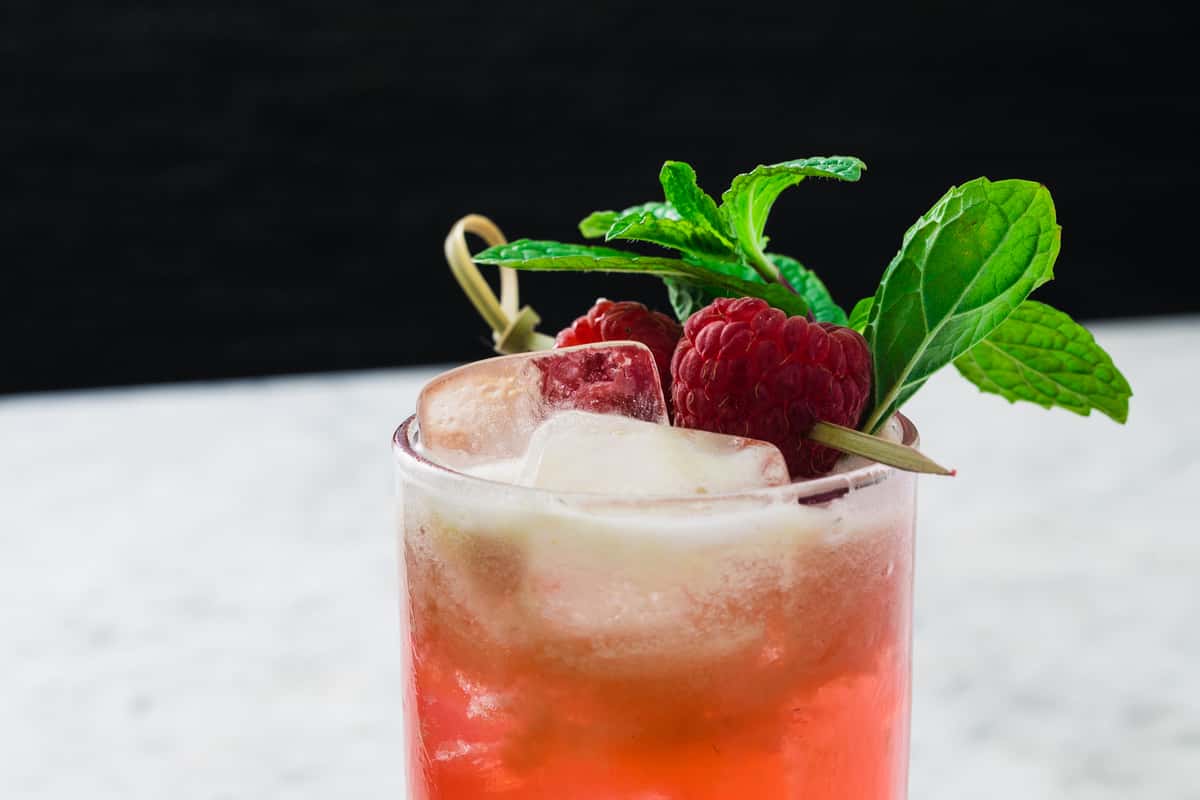 raspberry cocktail