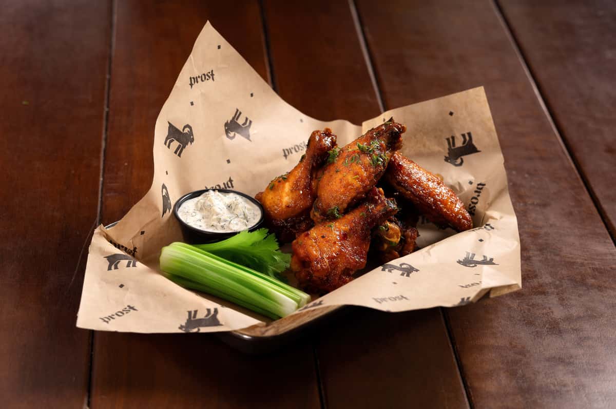Wings with Celery