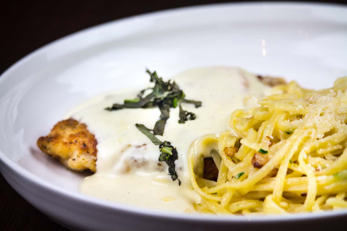 Crispy Chicken Fontina Dinner Menu Peppercorn's Grille & Tavern