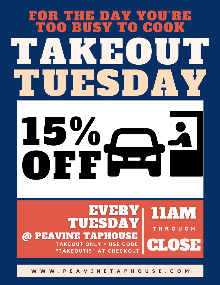 Takeout Tuesday