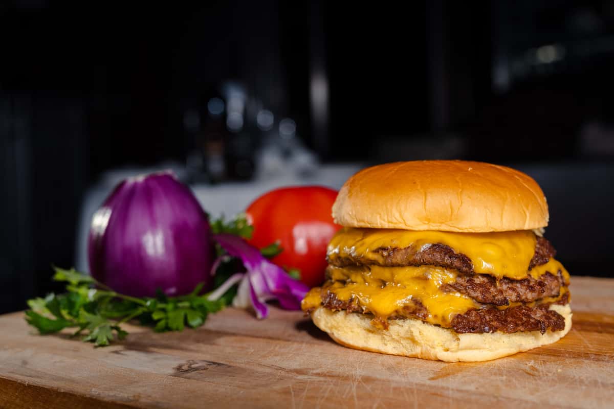 beast burger at empire burger house