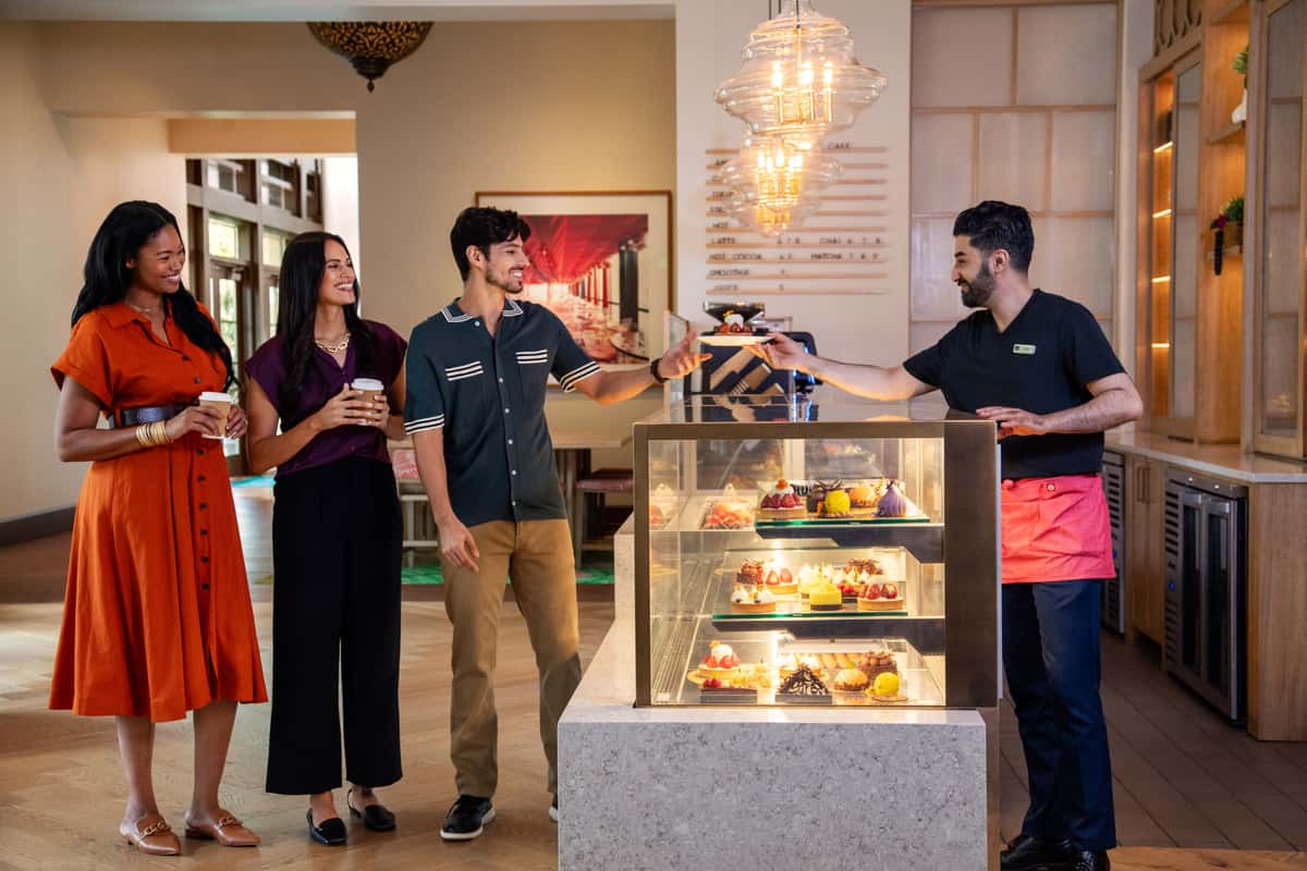 Group in Cafe