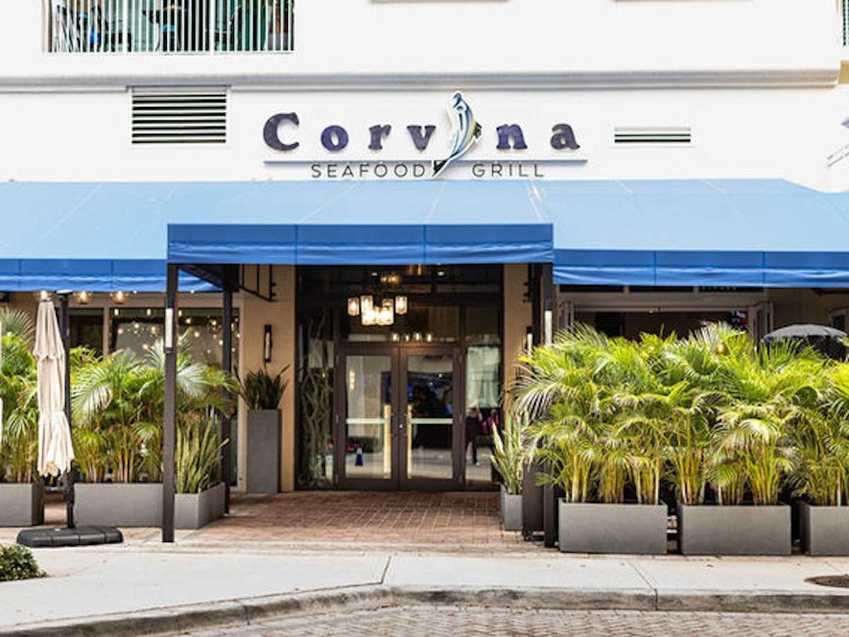 Entrance of the restaurant