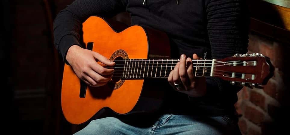 Man playing guitar