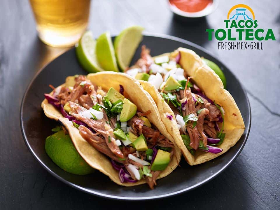 Tacos Tolteca. Fresh. Mex. Grill