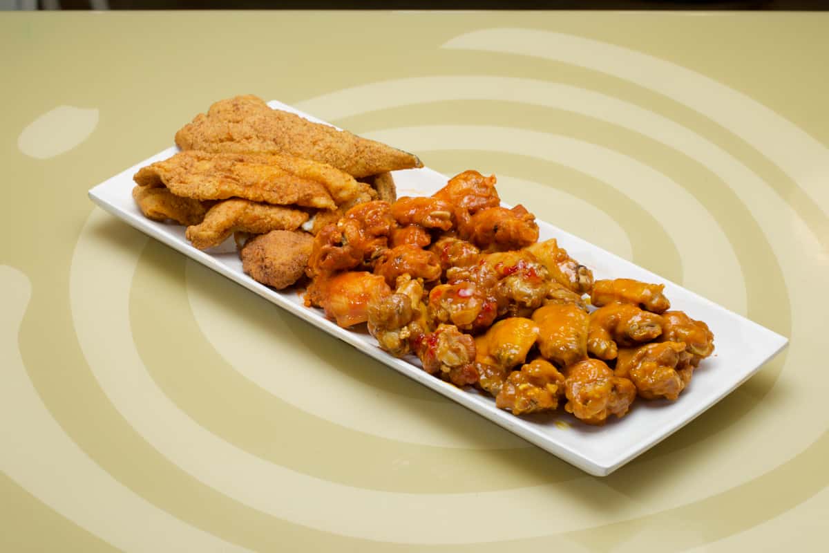25 WINGS - 4 FISH
