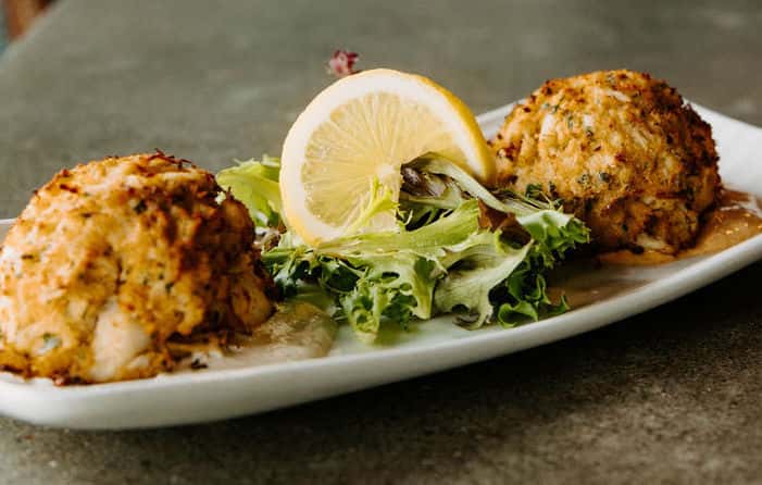 Jumbo Lump Crab Cakes - CREW Ogunquit - Seafood &amp; Pizza Restaurant