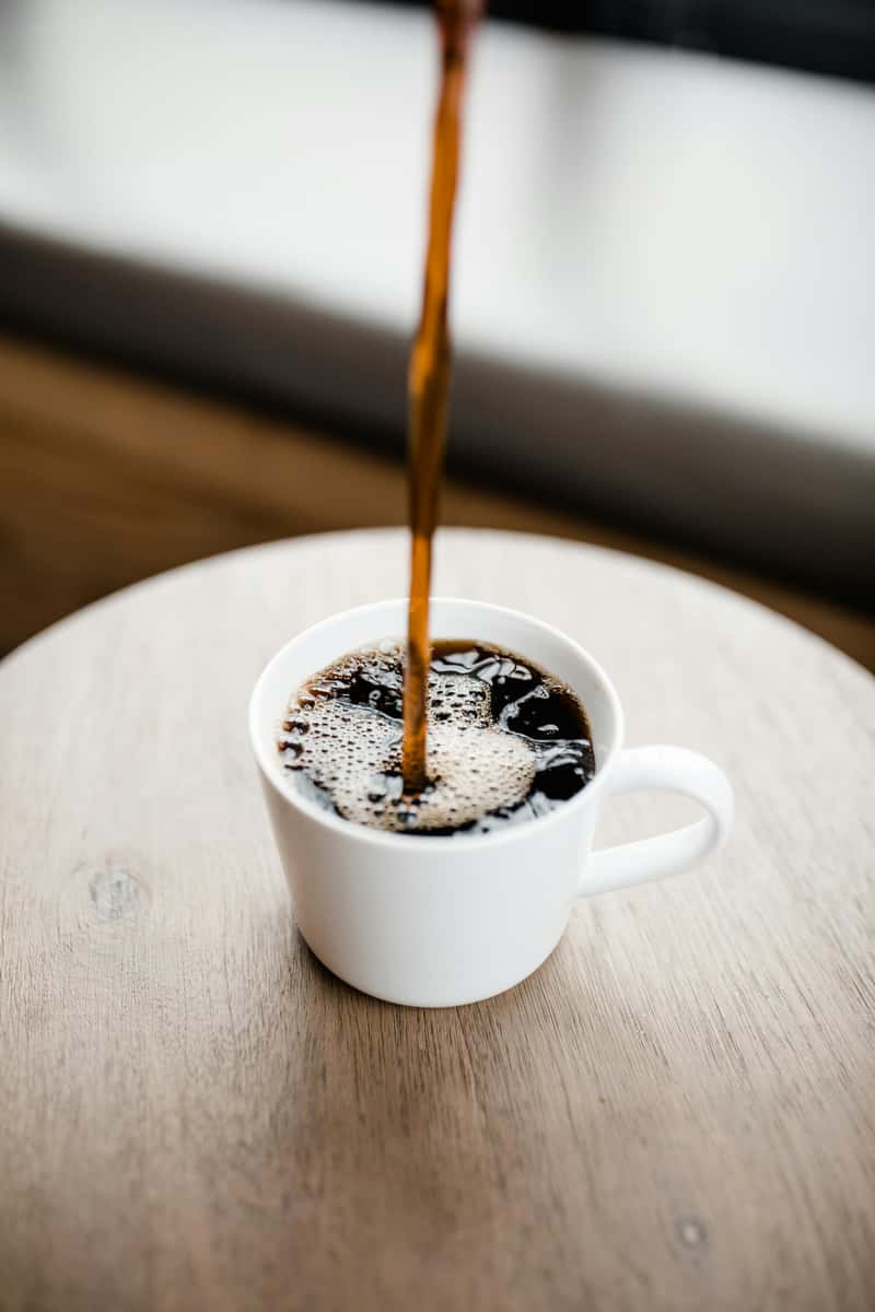coffee being poured