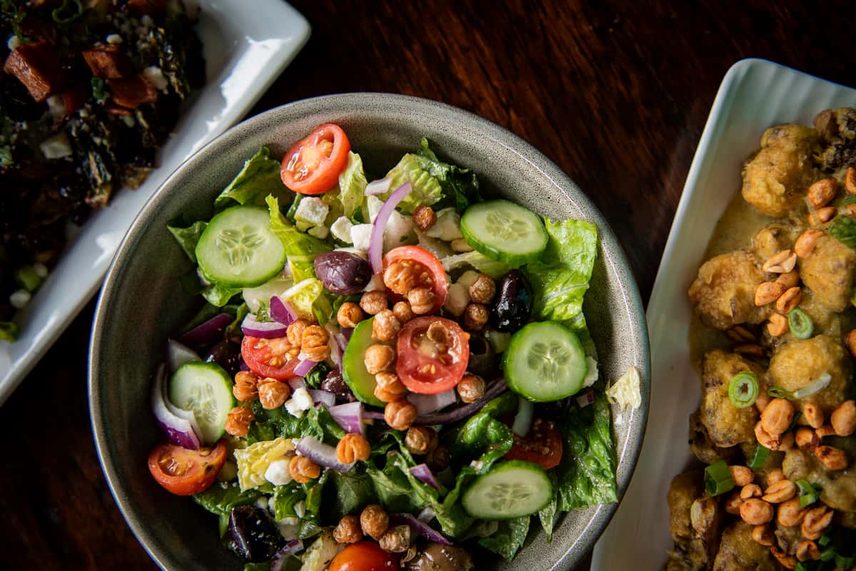 Salad from 15 Walnut restaurant