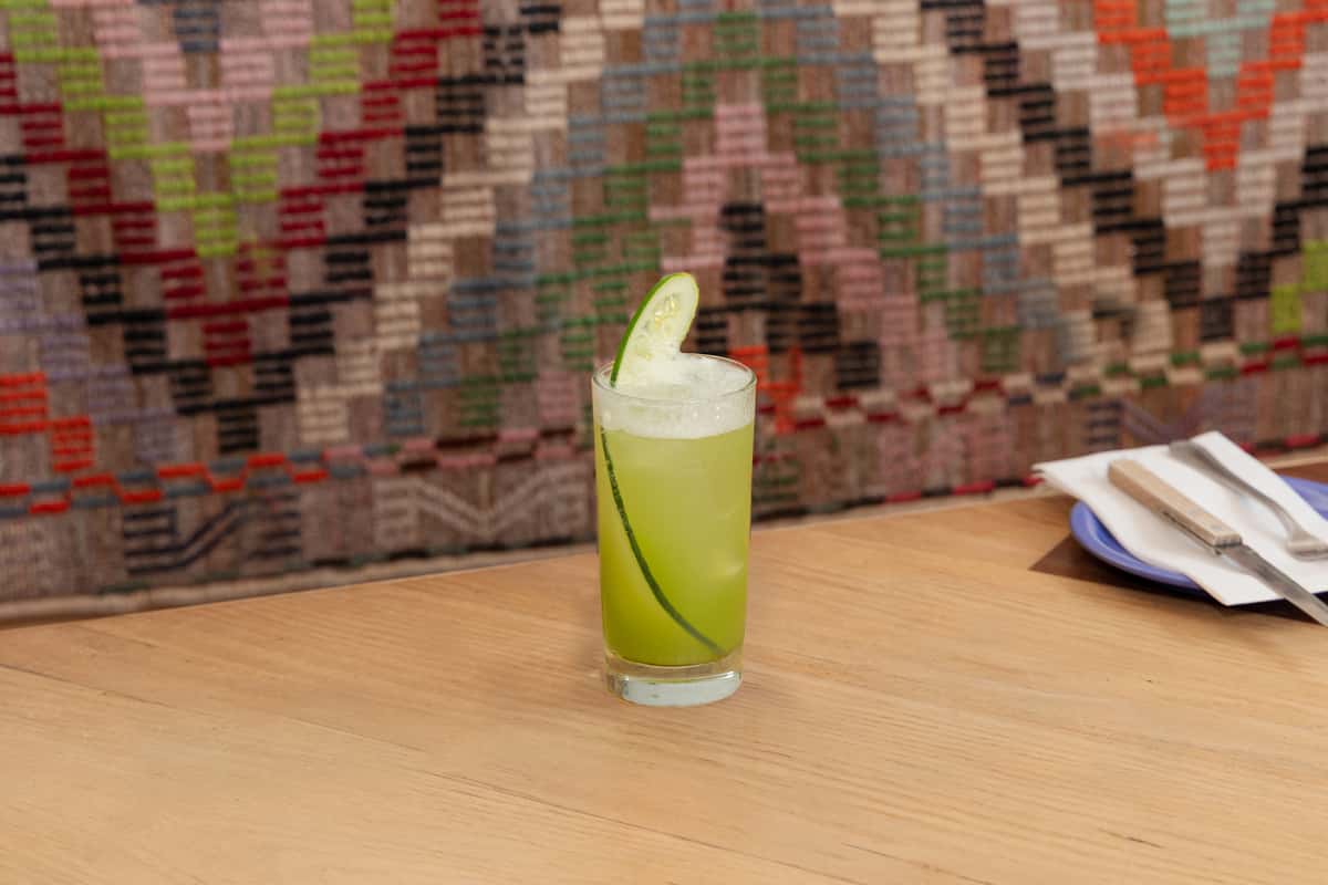fresh juice, lemon, mint, soda