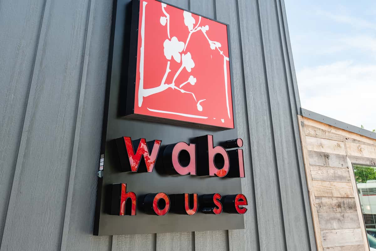 Exterior sign of Wabi House