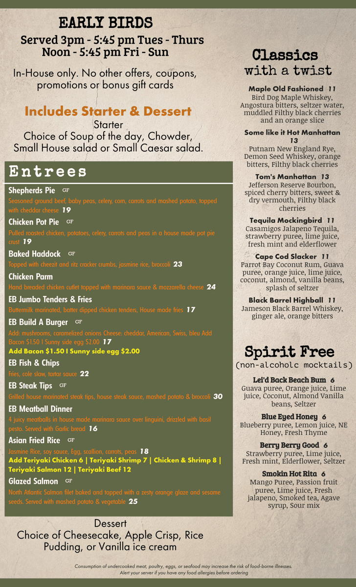 Early Bird 6-3-25