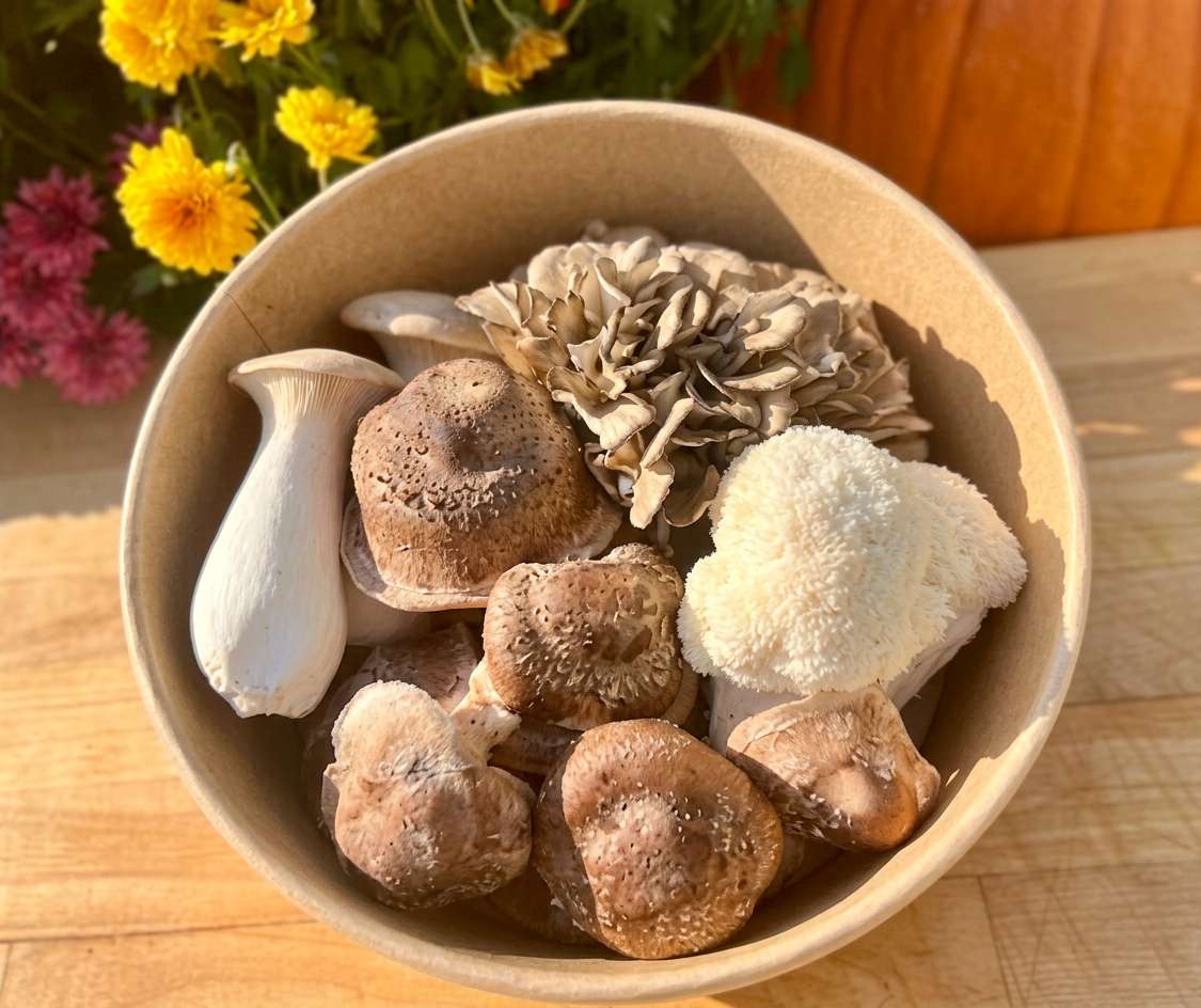 mixed mushrooms