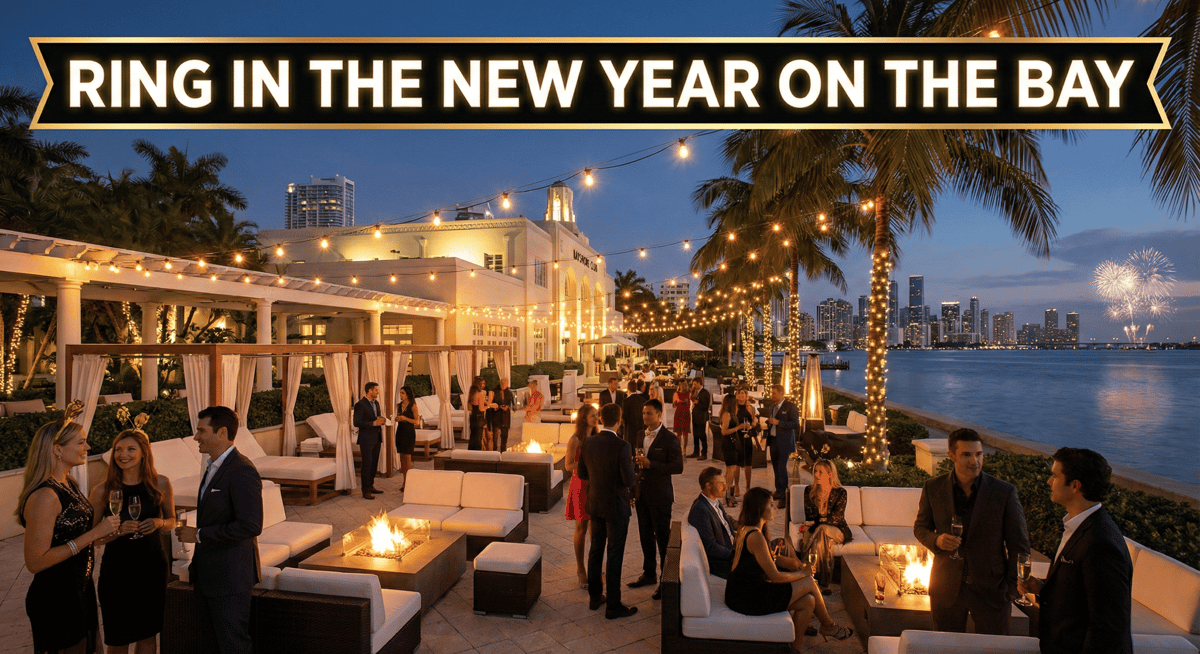 New Year's Eve Dinner in Coconut Grove  Celebrate at Bayshore Club Miami -  Coconut Grove Restaurant | Waterfront Dining & Bar | Miami | Bayshore Club
