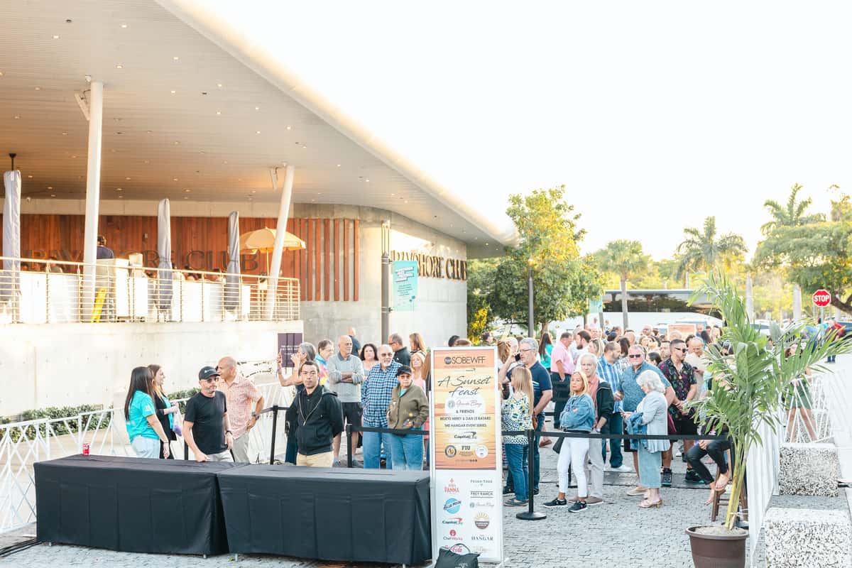 outside entrance of sunset feast