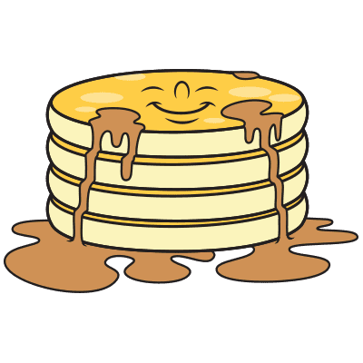 Smiling pancakes