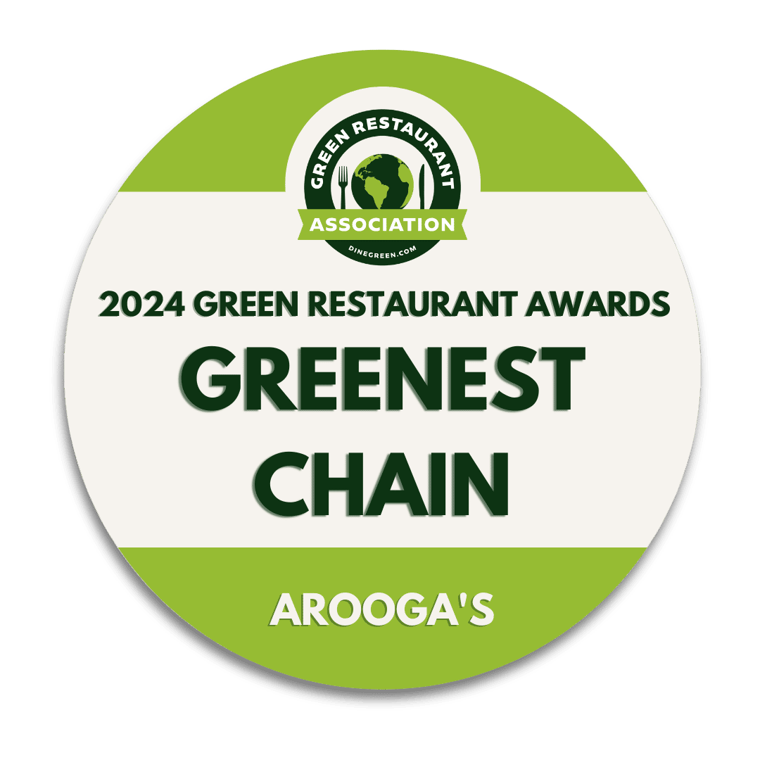 2024 Green Restaurant Awards - Greenest Chain Arooga's