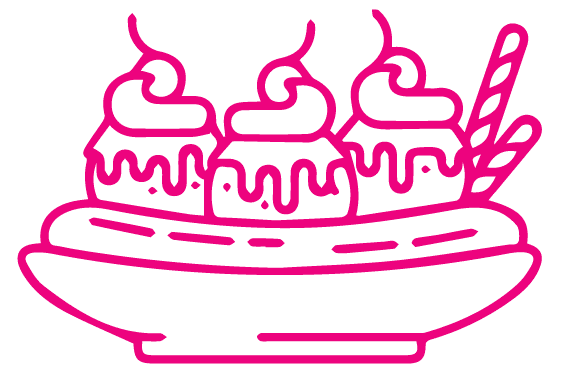 Sundaes Illustration