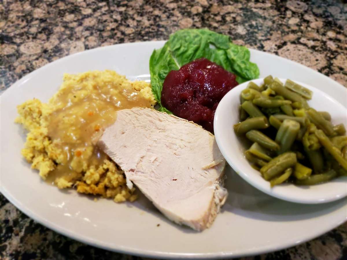 Sunday ONLY: Turkey & Dressing - Pop's Comfort Kitchen - Family Style Restaurant in Bartlett, TN Sunday ONLY: Turkey & Dressing - Pop's Comfort Kitchen - Family Style Restaurant in Bartlett, TN