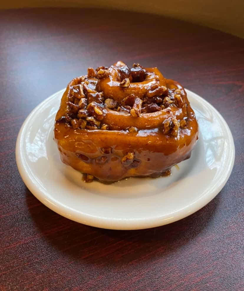 Caramel Pecan Log