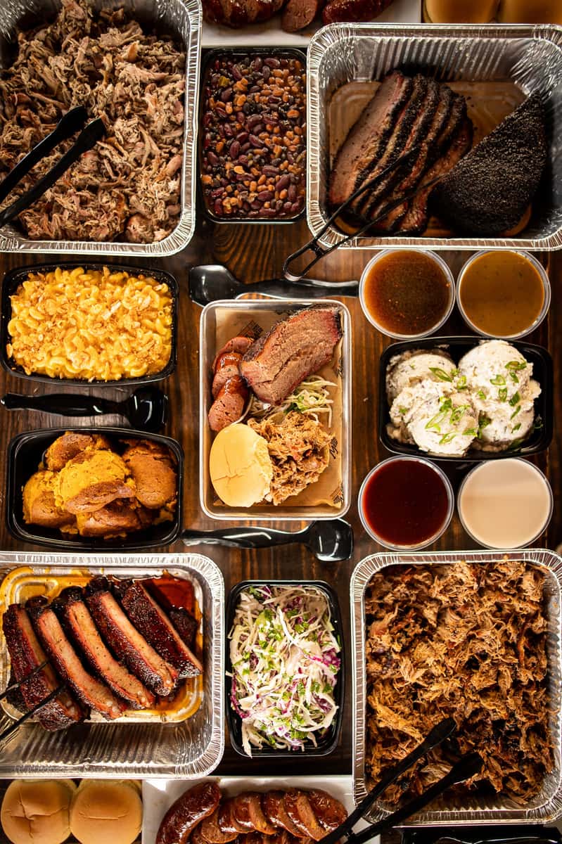BBQ Catering spread