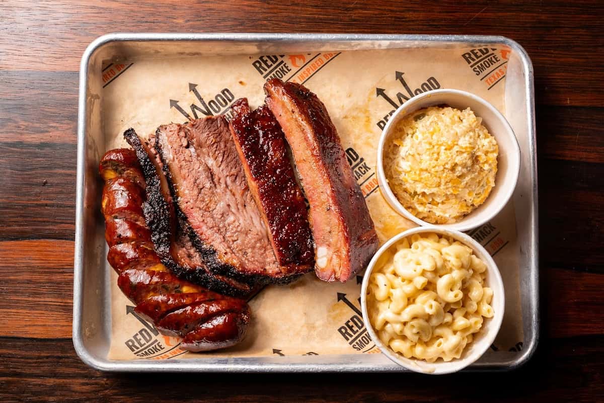 Three meat platter