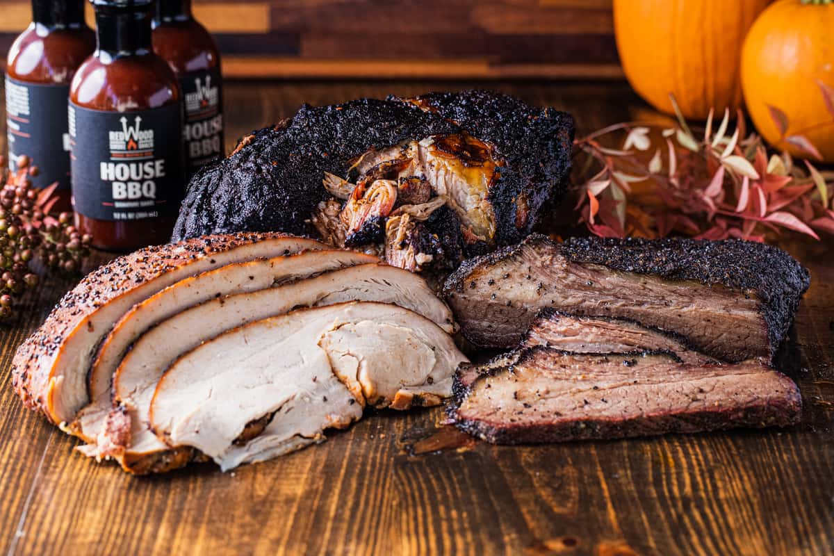 trio of meats