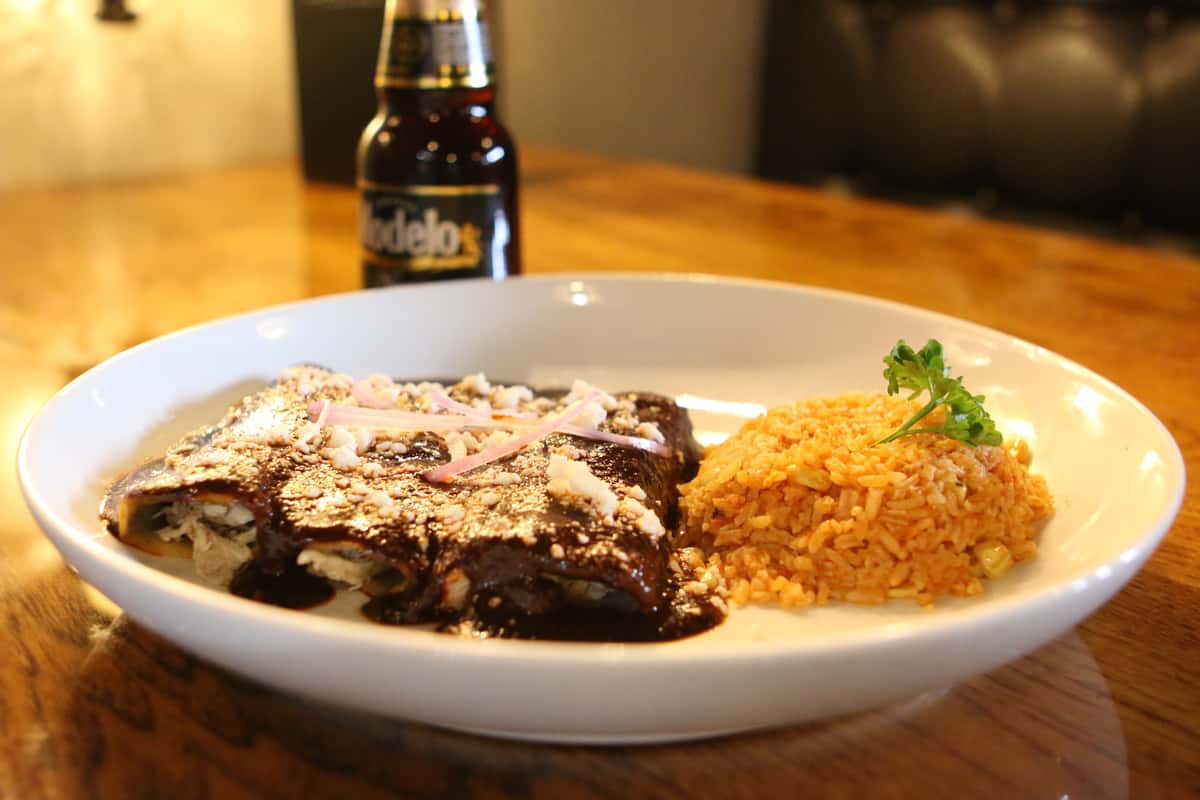 Enmoladas de Pollo - Dinner Menu - Antigua Cocina Mexicana