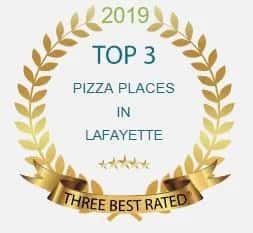 top 3 pizza places in lafayette