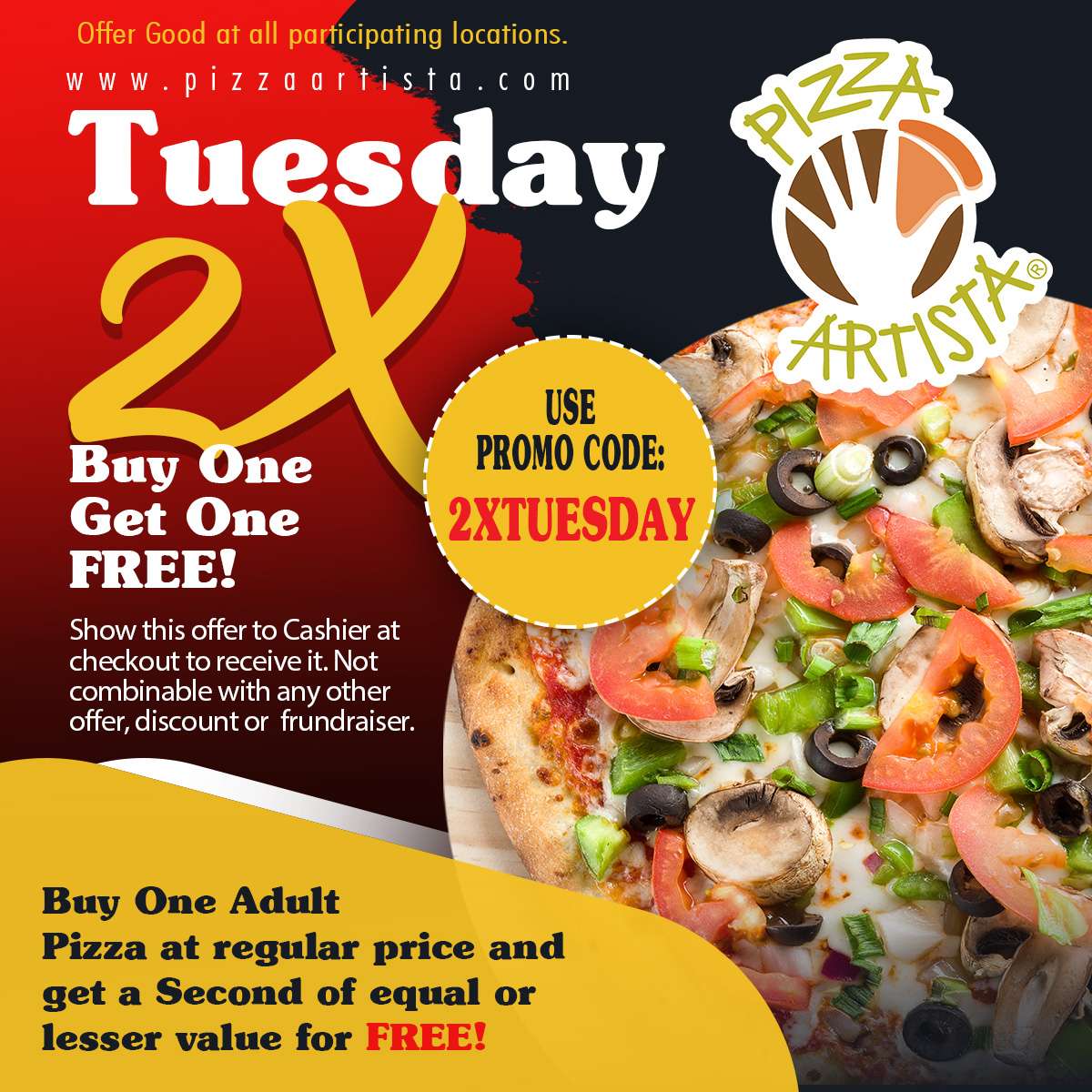 Lake Charles LA Events - Pizza Artista and Pizza Amore