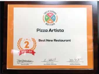 pizza artista best new restaurant