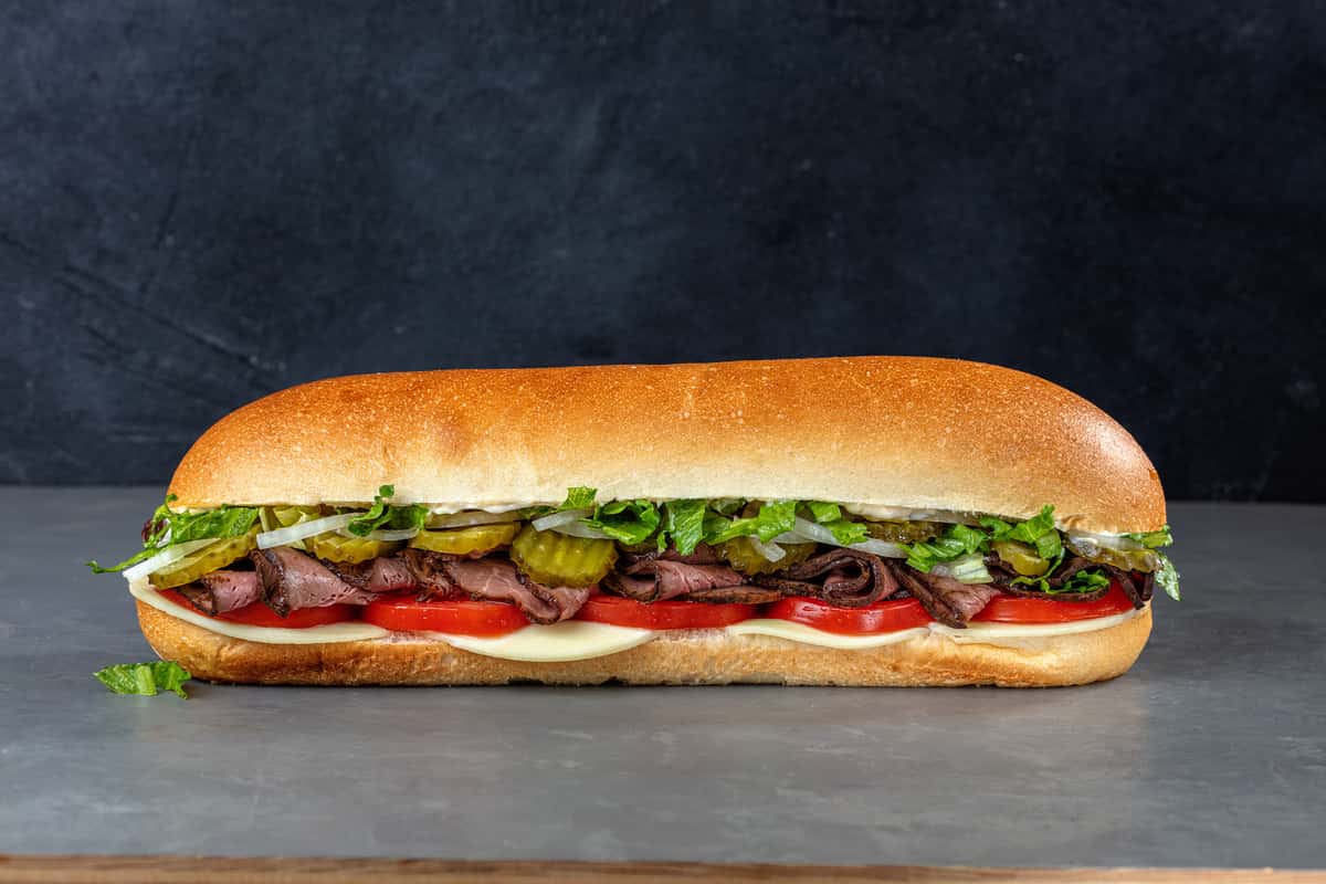 grilled vegetable sub