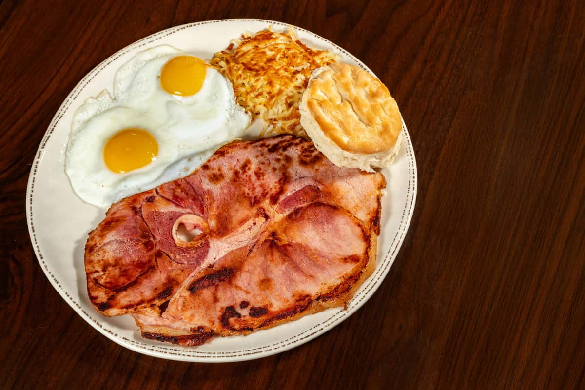 Ham and eggs