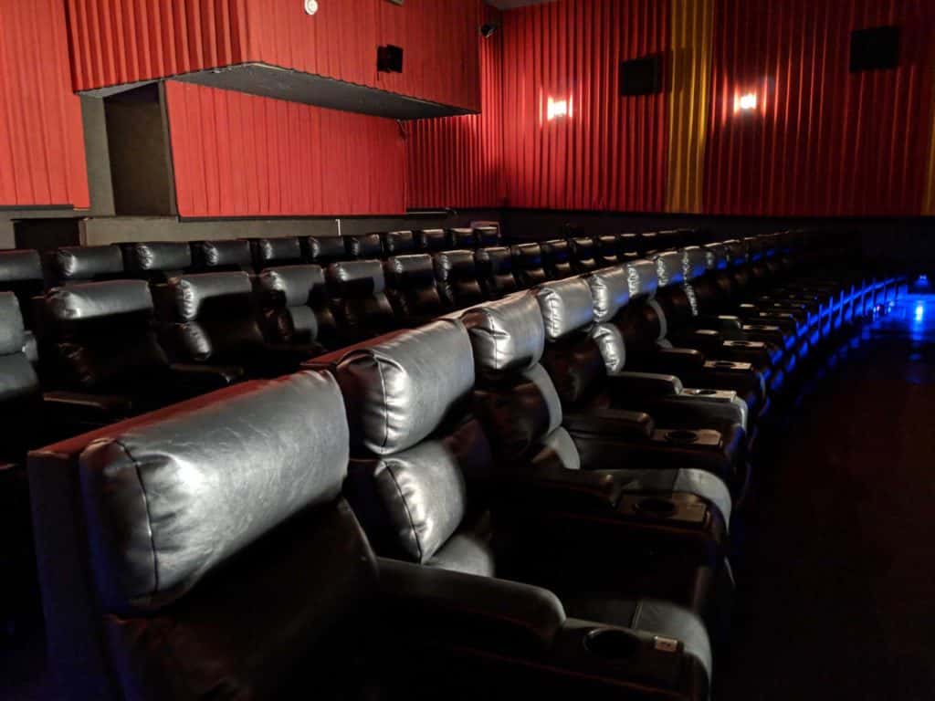 Movie theatre seating
