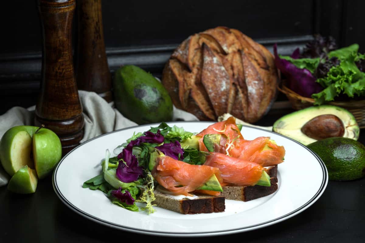 smoked salmon