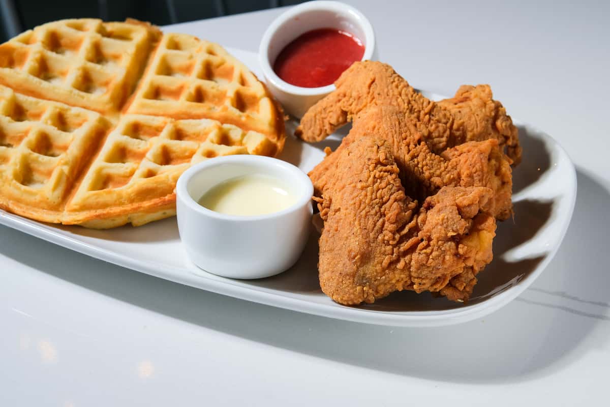 chicken and waffle
