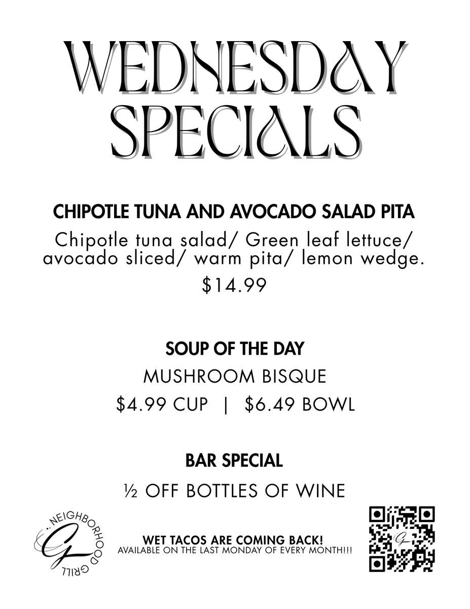 Wednesday Special Sept