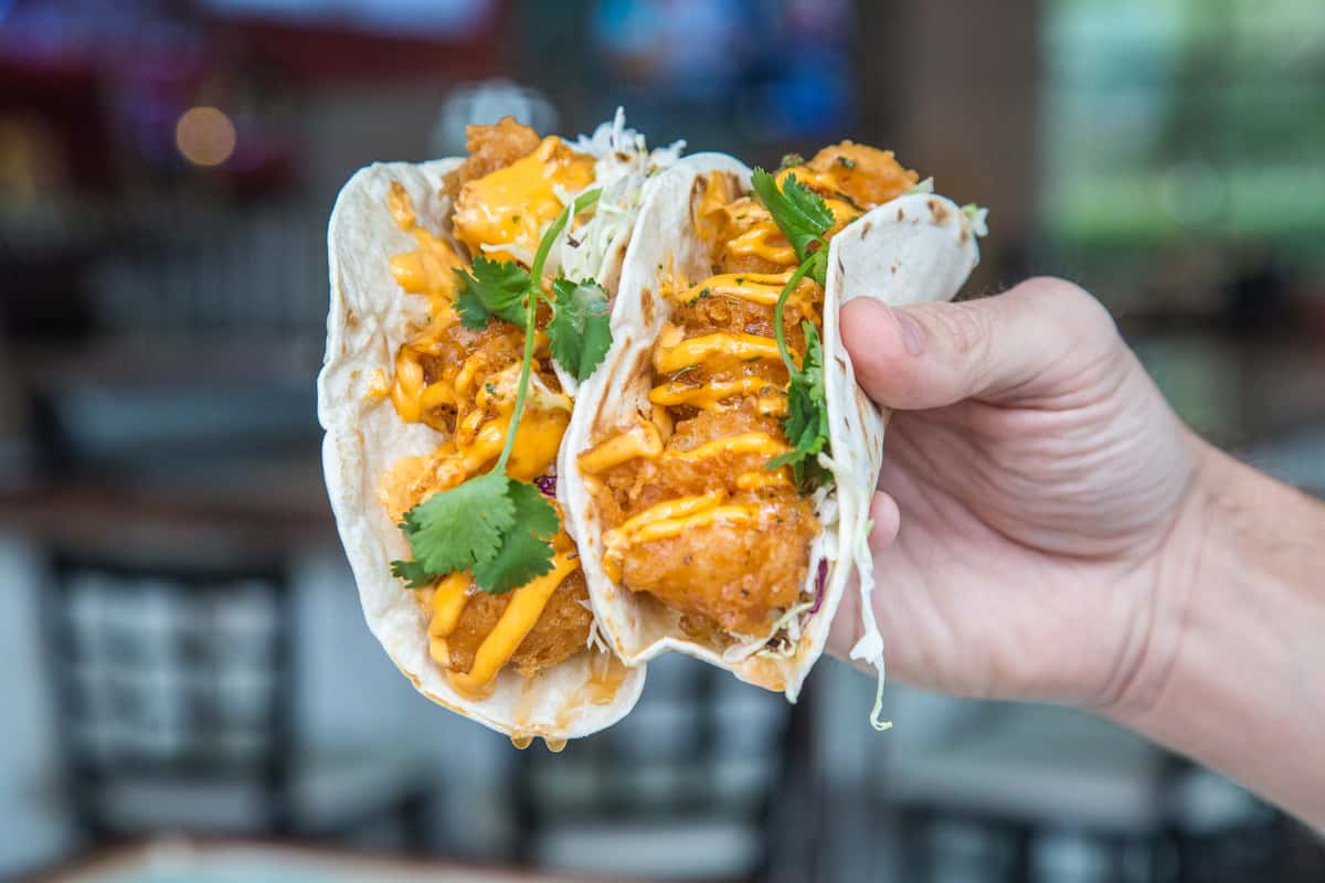 Bangin Shrimp Tacos