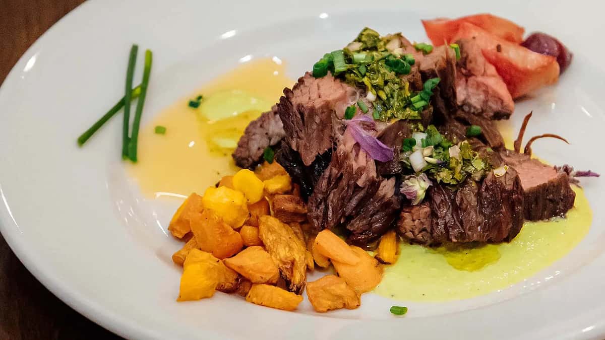 Bavette with Chimichurri Drizzle