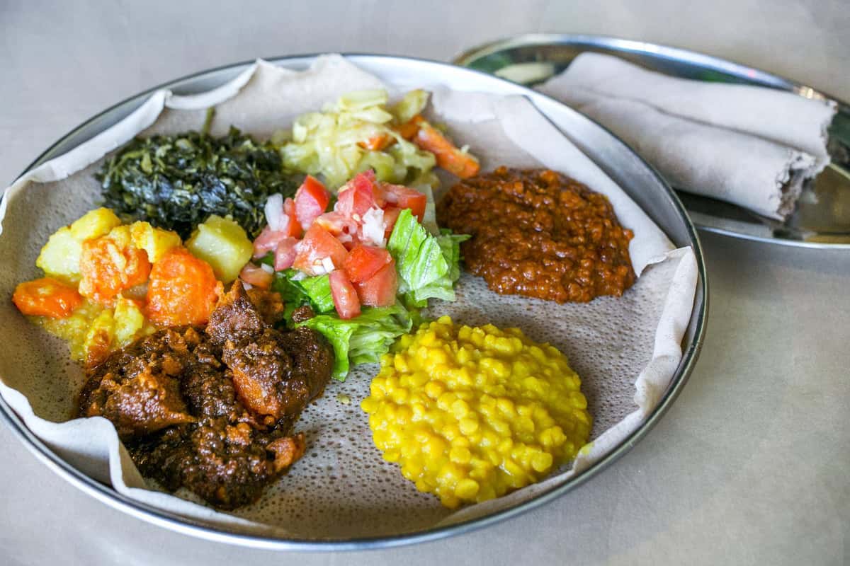 ethiopian meal