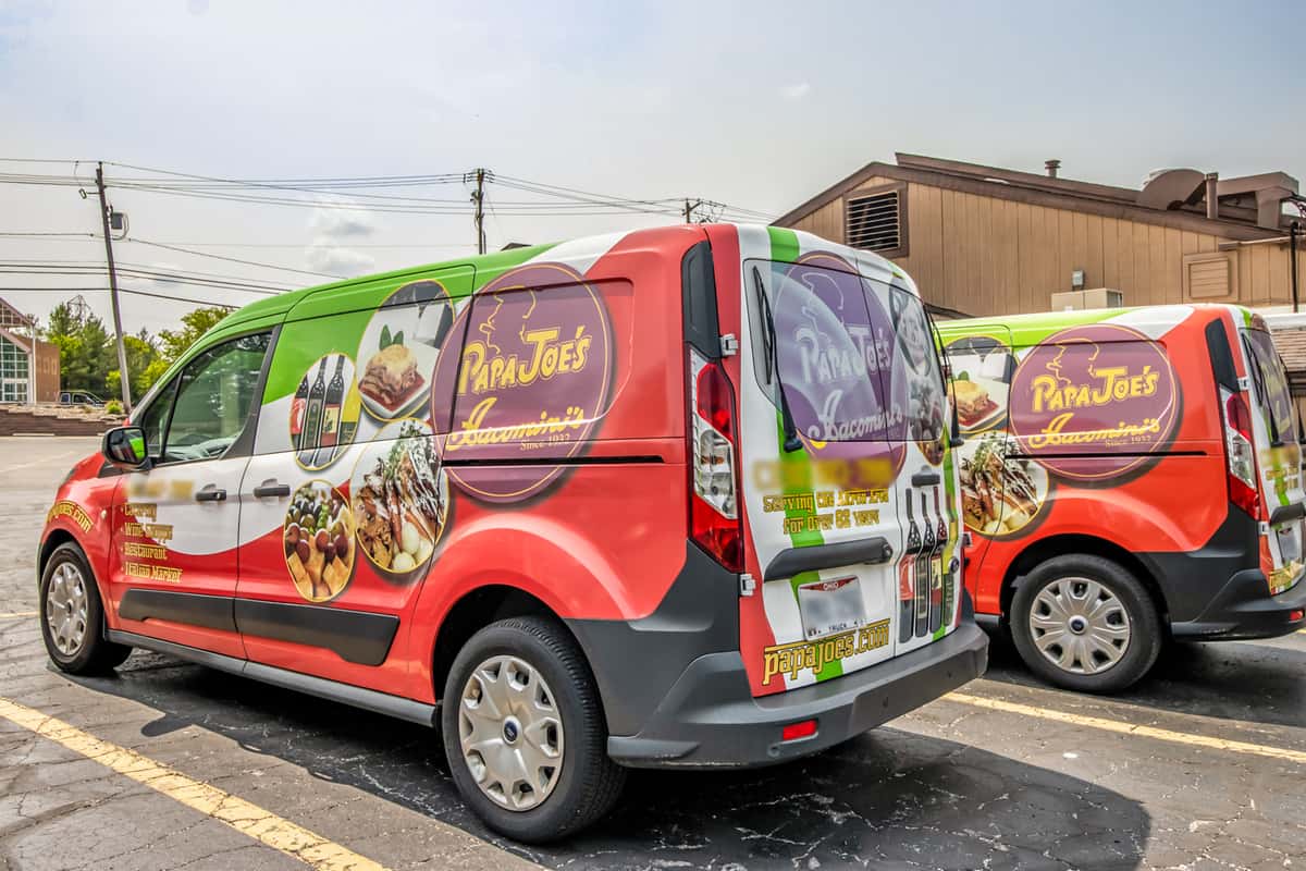 food delivery truck