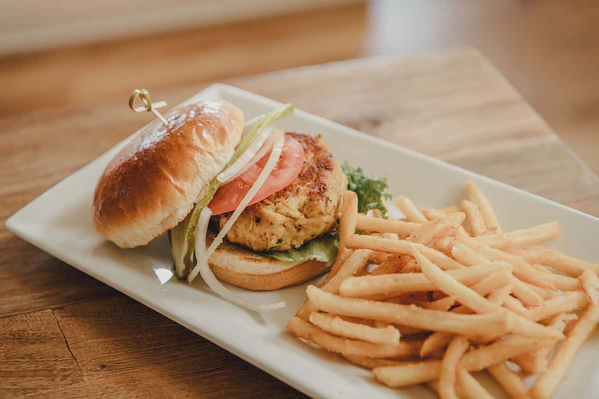 Burgers and fries