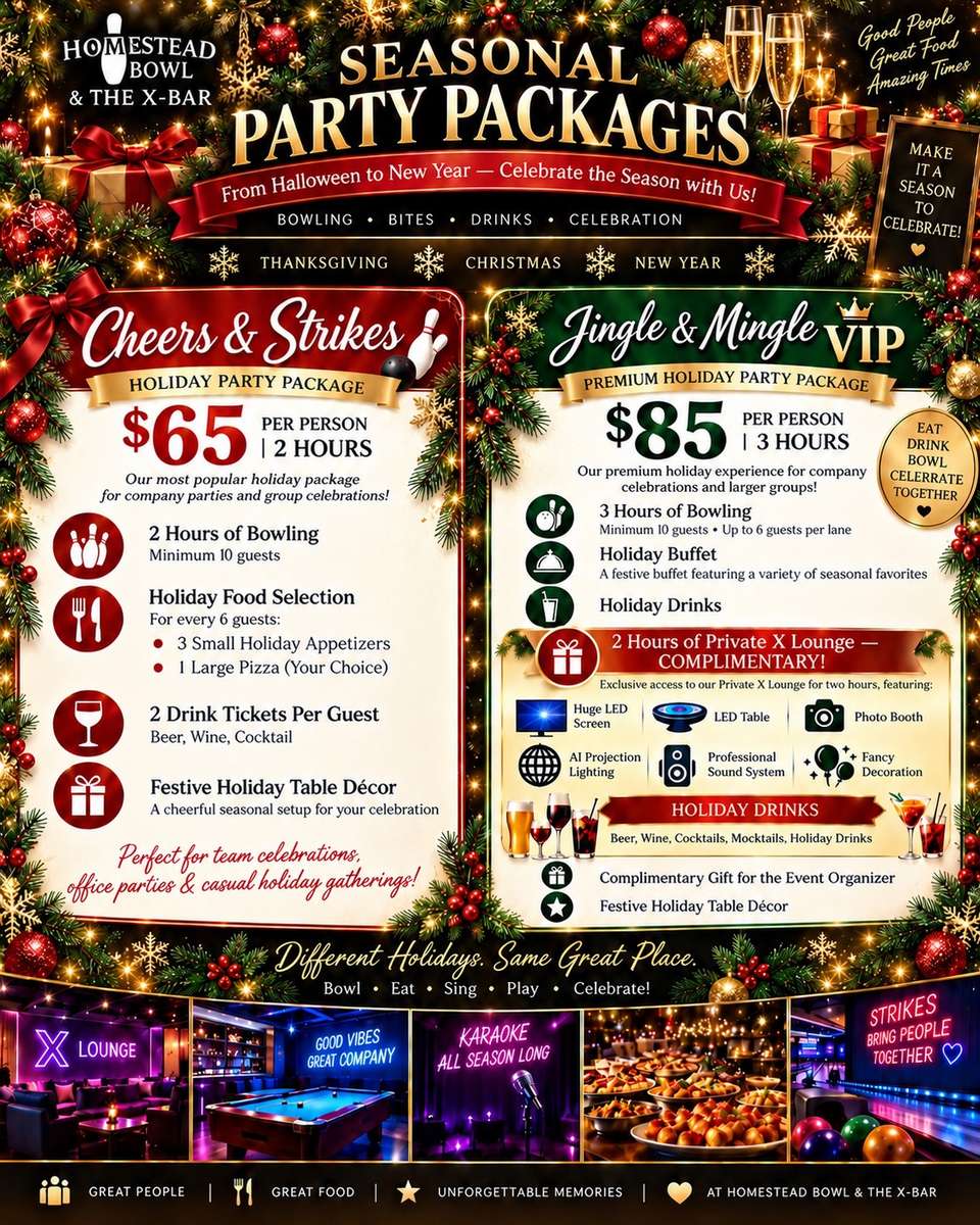 2026 Holiday Packages