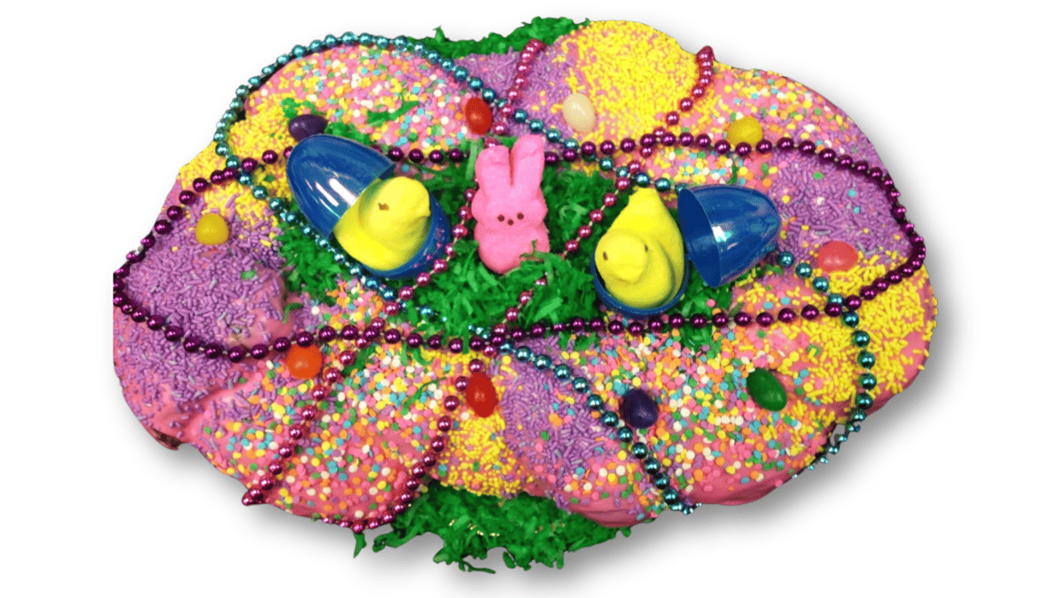 Easter King Cake Order Form Page Background