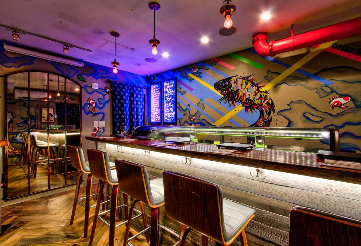 Times Square location interior
