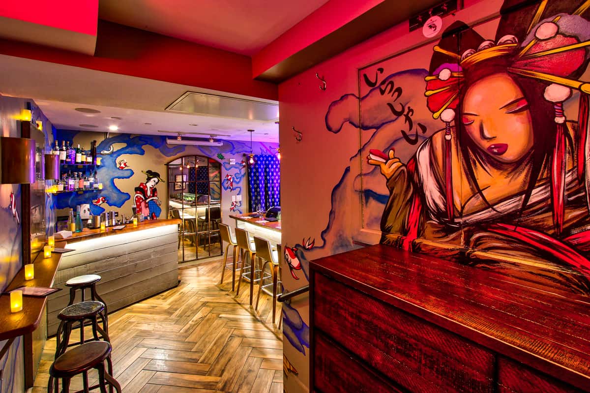 Times Square location interior