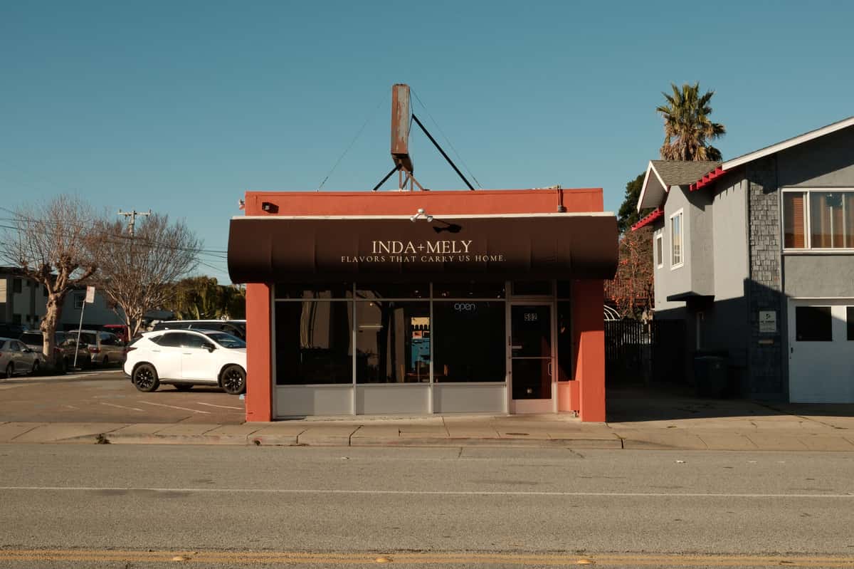 Exterior of restaurant