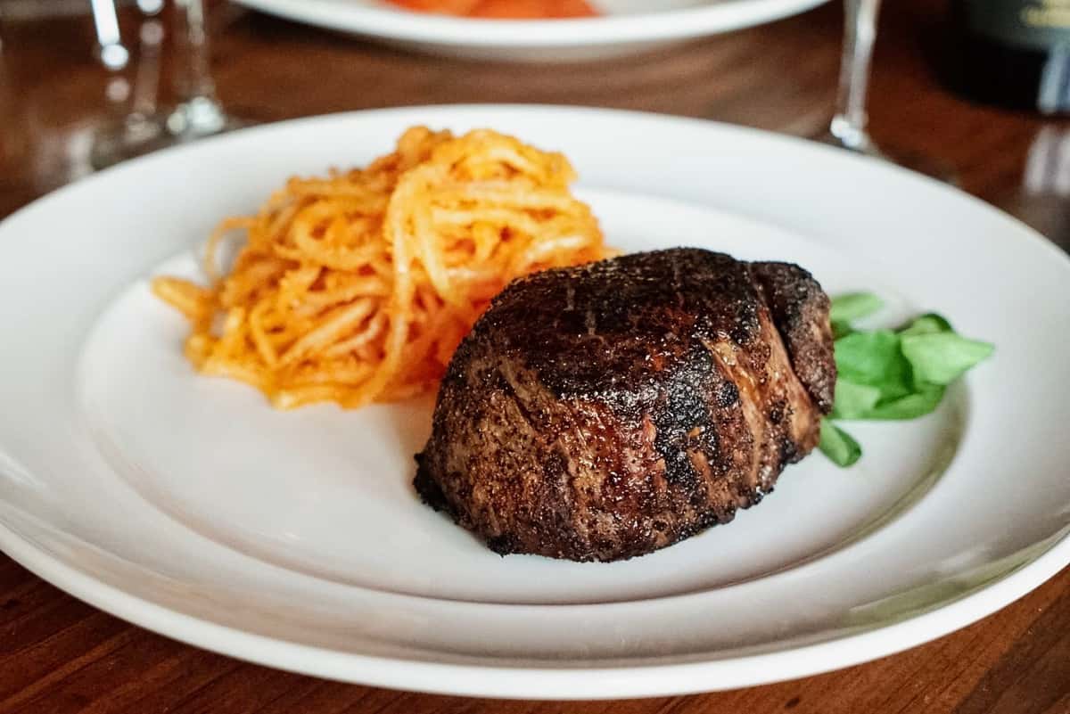 Filet Mignon Dinner Ken Stewart s Grille Fine Dining Restaurant 
