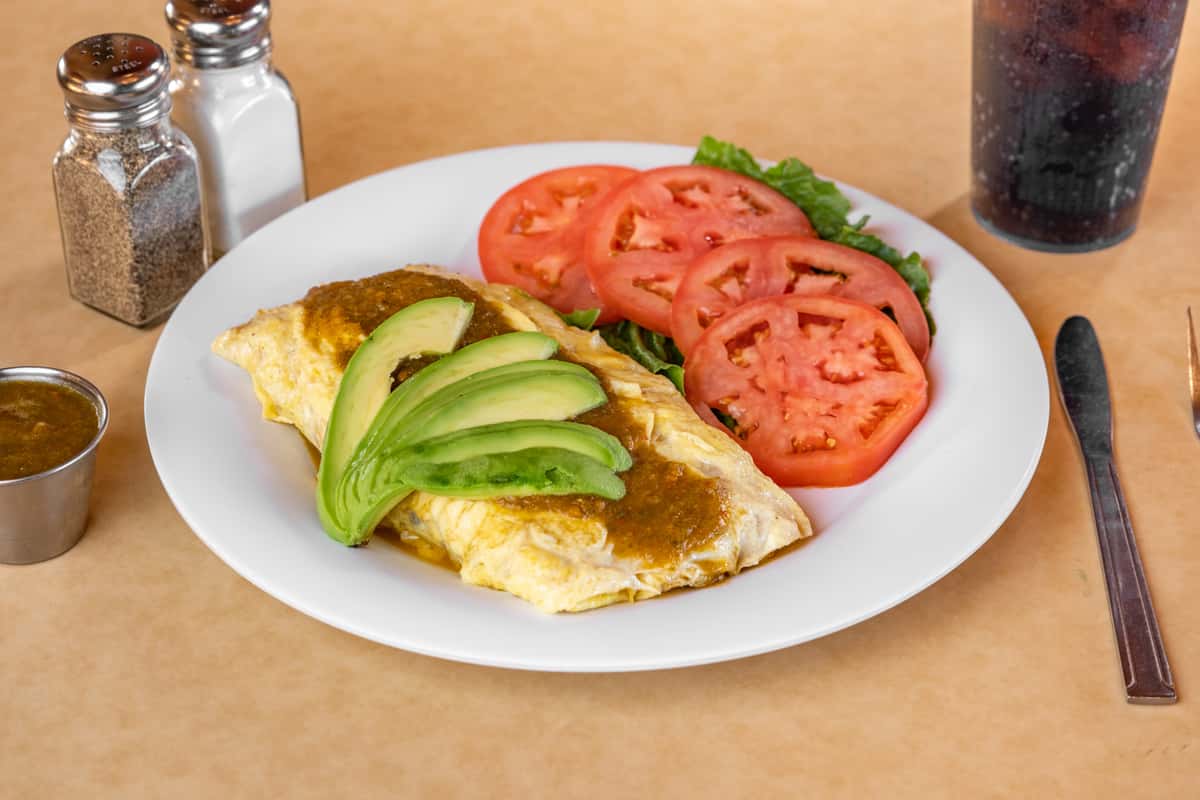 Chile relleno omelet